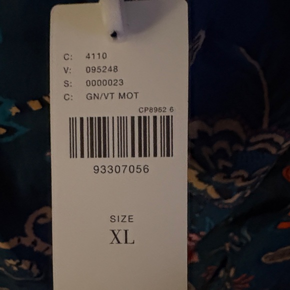 FARM Rio Teal and Red Floral top - Picture 4 of 4